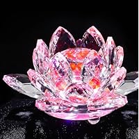 クリスタルクリアフラワー 赤い蝶の置物 ギフト 女性用 ガラス蓮の花 開運 風水 Amazon.co.jp: 開運クリスタルガラス 蓮の花 書道 文鎮 置物